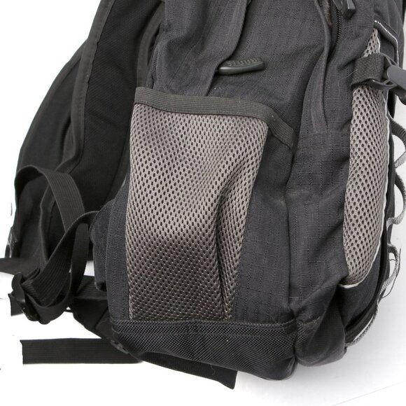 ROOTS Backpack Knapsack Bag Black Grey School Travel Hiking Outdoors Summer - Picture 12 of 13